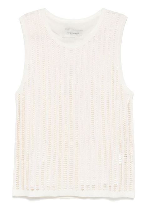 White round neck vest Feng chen wang - men